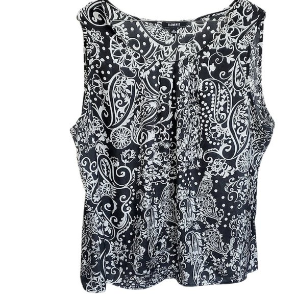 Elementz Tops - Elementz Women's Paisley Blouse
